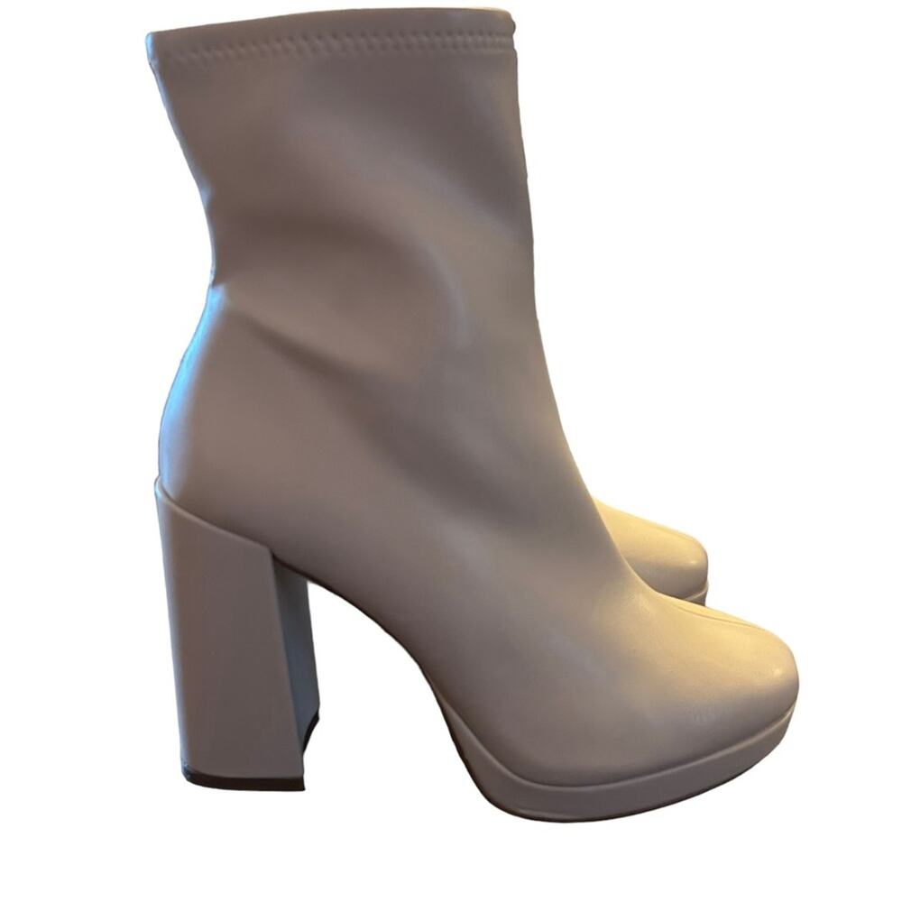Steve Madden Macayla Platform Block-Heel Booties … - image 1